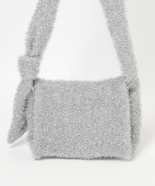 LOWRYS FARM（ローリーズファーム）の「キラキララメニットショルダー　976890（ショルダーバッグ・レディース・ホワイト/シルバー・FREE）」の18枚目の写真
