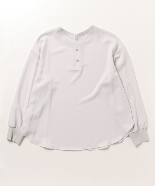 fredy emue（フレディエミュ）の「ちびプリント入りＴシャツブラウス（シャツ/ブラウス・レディース・オフホワイト/チャコールグレー/ネイビー/ライトグレー・38）」の16枚目の写真