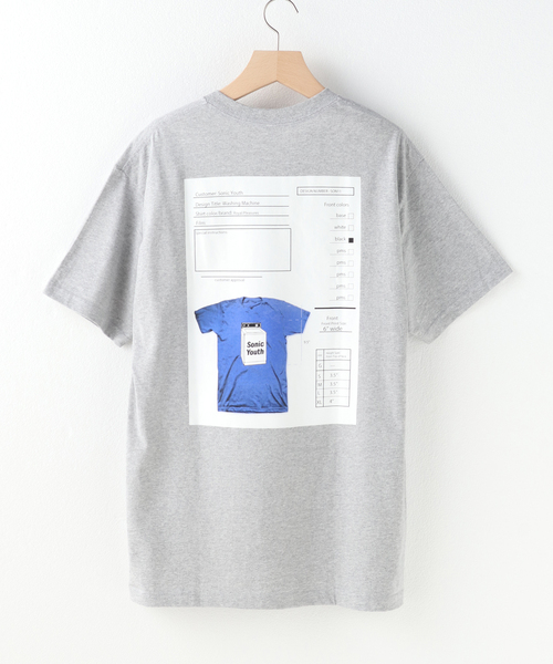 Sonic Youth グレー Tシャツ Lサイズ ソニック ユースSonic Youth 音楽Tシャツ ロックTシャツ バンドT