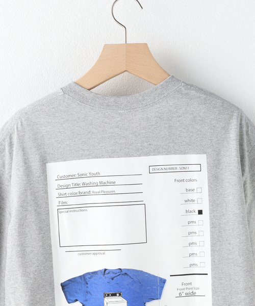 PLEASURES（プレジャー）の「【PLEASURES × SONIC YOUTH / プレジャー × ソニック・ユース】TECHPACK T-SHIRT（Tシャツ/カットソー・メンズ・ブラック・MEDIUM/LARGE）」の4枚目の写真