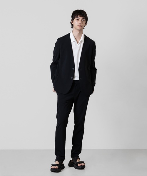 ATTACHMENT(アタッチメント)の「CO ジャージークロス ポロシャツ / CO JERSEY CLOTH POLO SHIRT(ポロシャツ・メンズ・ホワイト/ダークグレー/ブラック・2/1/3)」の4枚目の写真