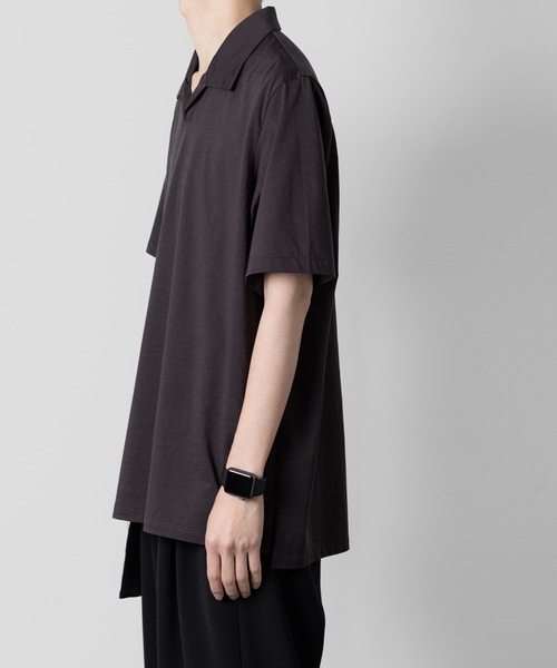 ATTACHMENT(アタッチメント)の「CO ジャージークロス ポロシャツ / CO JERSEY CLOTH POLO SHIRT(ポロシャツ・メンズ・ホワイト/ダークグレー/ブラック・2/1/3)」の16枚目の写真