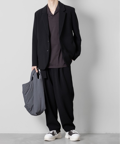 ATTACHMENT(アタッチメント)の「CO ジャージークロス ポロシャツ / CO JERSEY CLOTH POLO SHIRT(ポロシャツ・メンズ・ホワイト/ダークグレー/ブラック・2/1/3)」の21枚目の写真