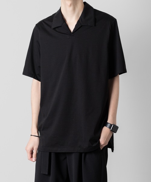 ATTACHMENT(アタッチメント)の「CO ジャージークロス ポロシャツ / CO JERSEY CLOTH POLO SHIRT(ポロシャツ・メンズ・ホワイト/ダークグレー/ブラック・2/1/3)」の22枚目の写真