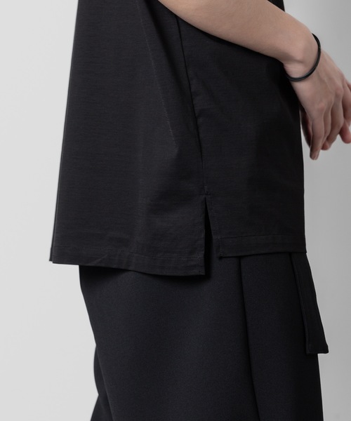 【美品】アタッチメントCO ジャージークロス ポロシャツ　ダークグレー ATTACHMENT ポロシャツ CO ジャージークロス / JERSEY CLOTH