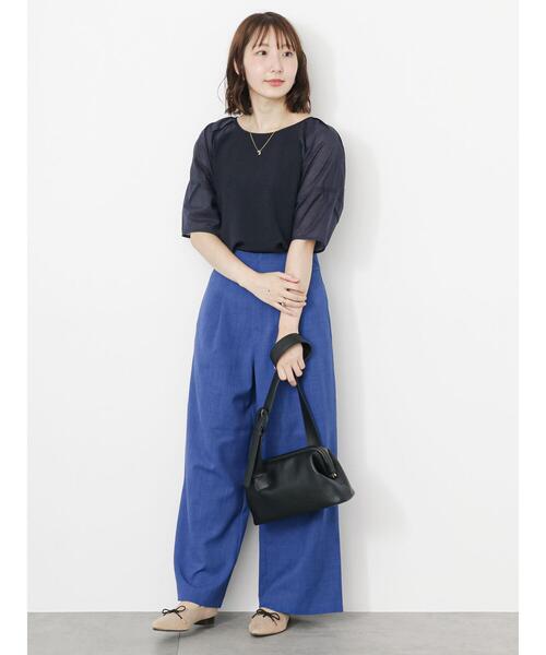 Te chichi TERRASSE（テチチテラス）の「太ベルト口金ショルダーバッグ（ハンドバッグ・レディース・レッド/ブラック/オフホワイト・F）」の6枚目の写真