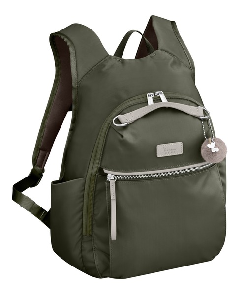 Kanana project(カナナプロジェクト)の「Kanana project リュックサック PJ-15 No.17374(バックパック/リュック・レディース・グレイッシュベージュ/ブラック/ブラウン系その他/オレンジ/カーキ・FREE)」の4枚目の写真