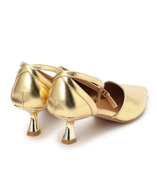 GALLEST（ギャレスト）の「【LE VERNIS】ポインテッドメリージェーン（パンプス・レディース・ゴールド/ブラック・45/35）」の5枚目の写真