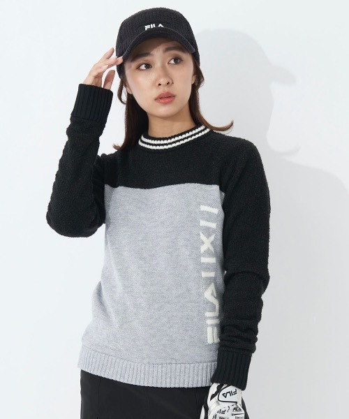 FILA GOLF フィラゴルフ ニットジャケット M サイズ：LL FILA GOLF フィラゴルフ ニット ジップジャケット