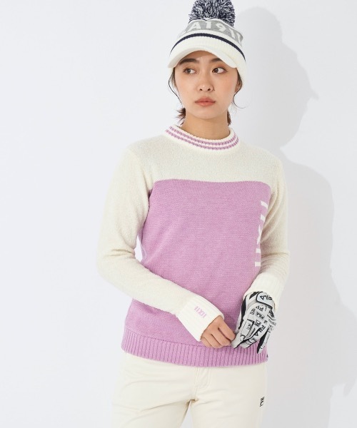 ゴルフ　フィラゴルフ　ニットセーター レディース FILA GOLF フィラゴルフ ゴルフウェア レディース ニット