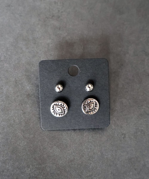 4INT.(フォイント)の「メンズライク スタッドピアス 2セット / チタンポスト(金属アレルギー対応】)(ピアス(両耳用)・メンズ・G/E/C/A/D/B/F/H/J/K/I/L/M/N・FREE)」の6枚目の写真