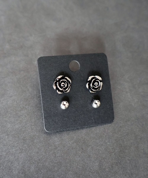 4INT.(フォイント)の「メンズライク スタッドピアス 2セット / チタンポスト(金属アレルギー対応】)(ピアス(両耳用)・メンズ・G/E/C/A/D/B/F/H/J/K/I/L/M/N・FREE)」の15枚目の写真