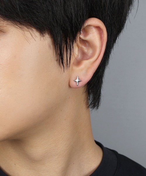 STARLINGEAR ランタンダングルスタッド ピアス 2種類ポスト有り