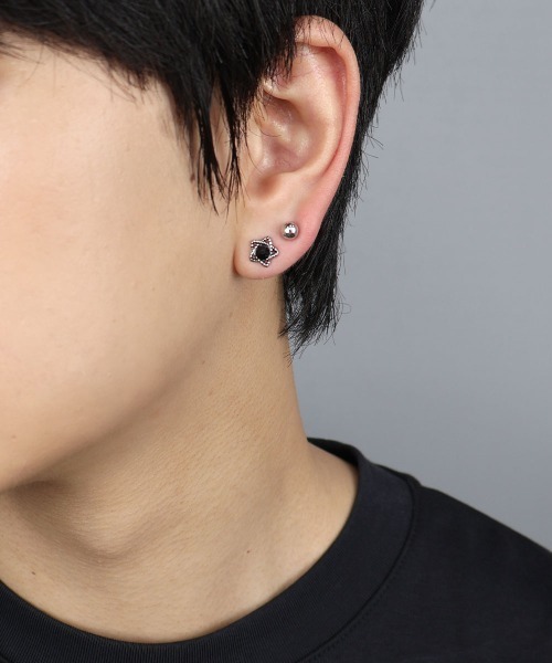 セール】メンズライク スタッドピアス 2セット / チタンポスト(金属