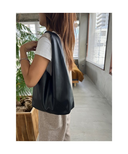 owndaily（オンデイリー）の「ショルダーふろしきバッグ（ショルダーバッグ・レディース・ブラック/ブラウン・FREE）」の9枚目の写真