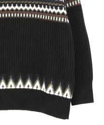 ZUCCa（ズッカ）の「ジャガードニット / ニットプルオーバー / (O