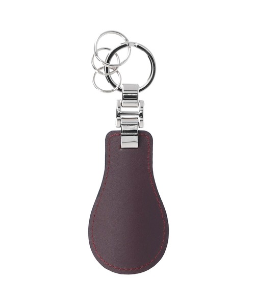 LANVIN collection（ランバン コレクション）の「EMBOSSED LEATHER KEY HOLDER【型押しレザー キーホルダー】（その他小物・メンズ・ブラック/ダークブルー・FREE）」の3枚目の写真