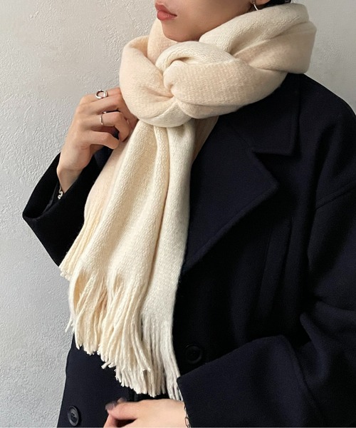 Thevon（ゼボン）の「リバーシブルニットストール（マフラー）」 - WEAR