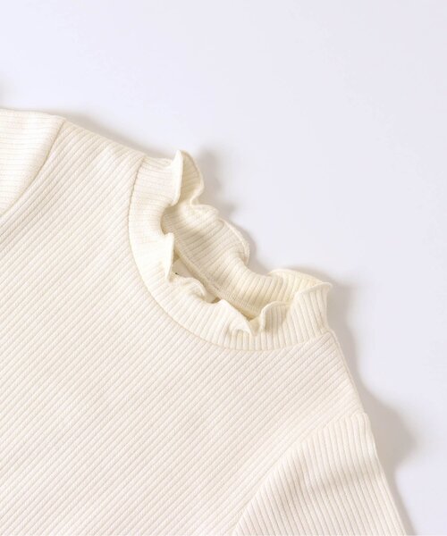 BREEZE（ブリーズ）の「【リンク可能】ニットキルトワンピース×リブTシャツ（ワンピース・キッズ・レッド/ブラック・90/120/110/130/100/140/80）」の4枚目の写真