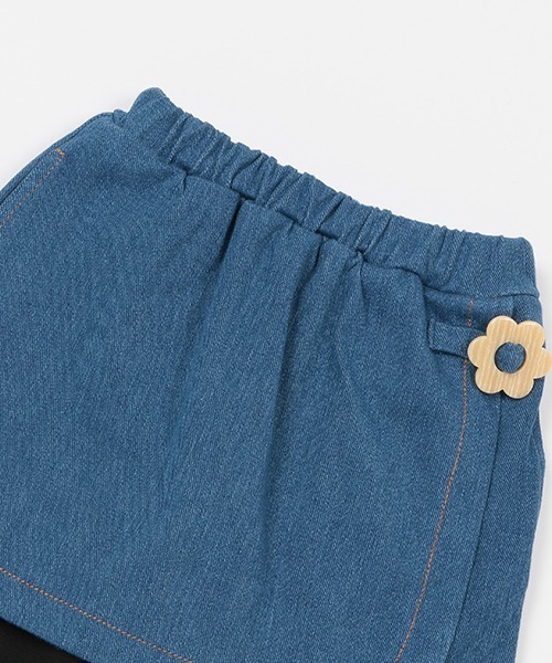 petit main(プティマイン)の「【リンク】スカート付きレギンス(スカート・キッズ・マルチ/ブルー/アイボリー/ブラウン/ピンク・110cm/100cm/120cm/90cm/130cm/80cm)」の21枚目の写真