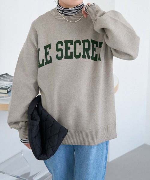 ROPE' PICNIC（ロペピクニック）の「スウェットライクニットプルオーバー（ニット/セーター・レディース・ブラック/ライトグレー/オフホワイト/ブルー系その他4・38）」の15枚目の写真