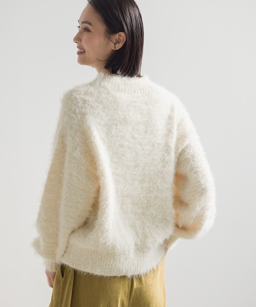 LAKOLE（ラコレ）の「シャギーハイネックニットプルオーバー / 987999（ニット/セーター・レディース・ブラック/グレー/アイボリー・SMALL/MEDIUM）」の6枚目の写真