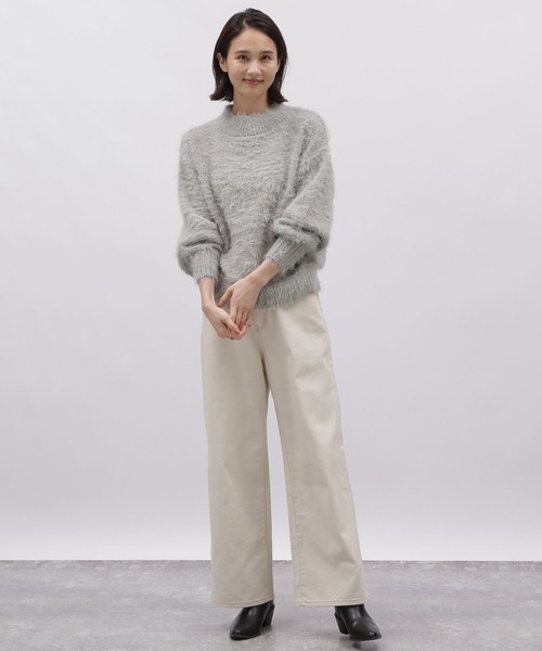 LAKOLE（ラコレ）の「シャギーハイネックニットプルオーバー / 987999（ニット/セーター・レディース・ブラック/グレー/アイボリー・SMALL/MEDIUM）」の9枚目の写真