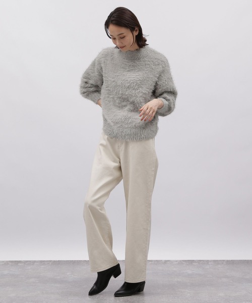 LAKOLE（ラコレ）の「シャギーハイネックニットプルオーバー / 987999（ニット/セーター・レディース・ブラック/グレー/アイボリー・SMALL/MEDIUM）」の10枚目の写真