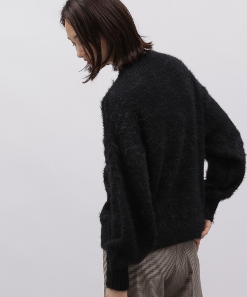 LAKOLE（ラコレ）の「シャギーハイネックニットプルオーバー / 987999（ニット/セーター・レディース・ブラック/グレー/アイボリー・SMALL/MEDIUM）」の14枚目の写真