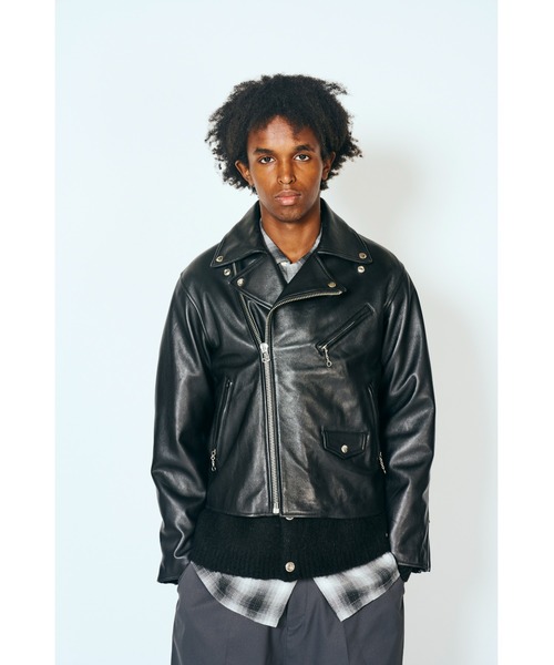 ジャケット・アウター double leather riders jacket ADDICT Clothes - Double Riders Jacket - Horsehide Leather