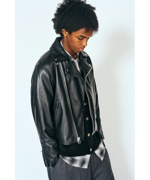 セール】【TOWNCRAFT タウンクラフト】 LEATHER DOUBLE RIDERS レザー