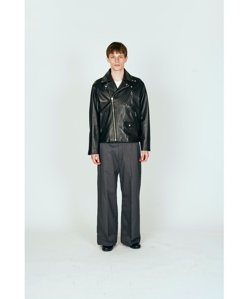 ジャケット・アウター 70s VINTAGE LEATHER DOUBLE RIDERS JKT TOWNCRAFT タウンクラフト】 LEATHER DOUBLE RIDERS レザーライダース