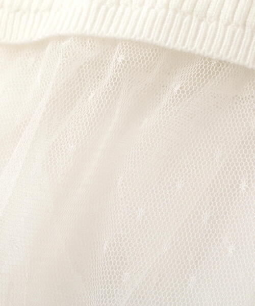 PROPORTION BODY DRESSING(プロポーションボディドレッシング)の「チュールフレアースリーブニット / 1214170002(ニット/セーター・レディース・ホワイト/ブラック/イエロー・FREE)」の6枚目の写真