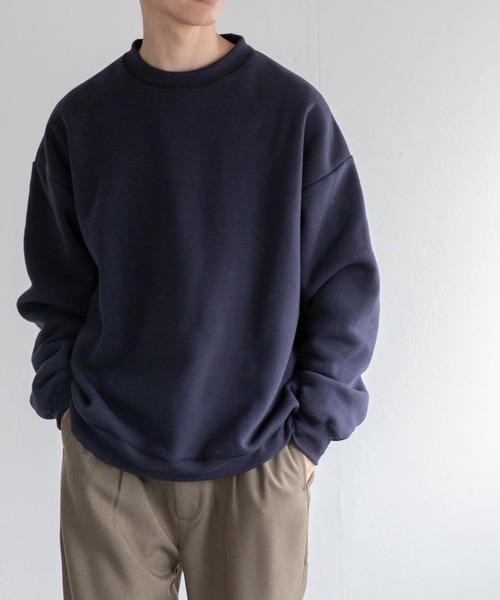 FORK&SPOON（フォークアンドスプーン）の「FORK&SPOON　フラッフィークルーネックスウェット（スウェット・メンズ・グレー系その他/ブルー系その他・4/5）」の2枚目の写真