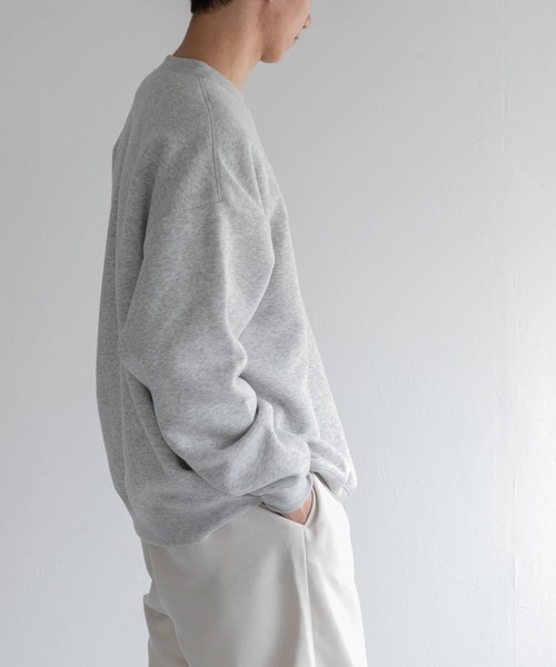 FORK&SPOON（フォークアンドスプーン）の「FORK&SPOON　フラッフィークルーネックスウェット（スウェット・メンズ・グレー系その他/ブルー系その他・4/5）」の4枚目の写真