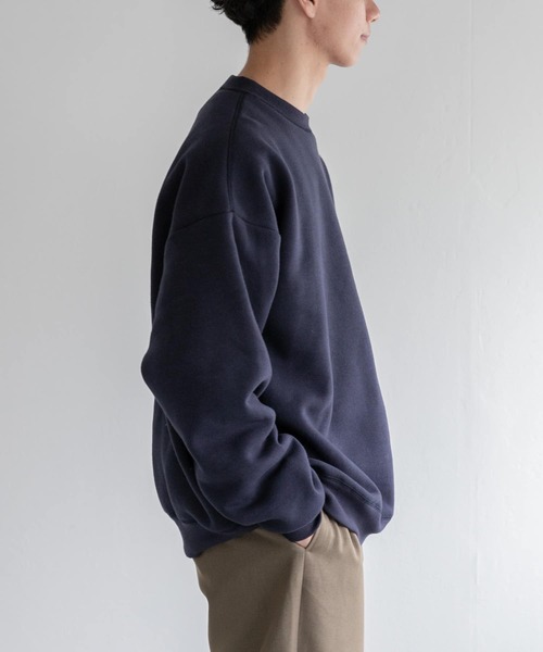 FORK&SPOON（フォークアンドスプーン）の「FORK&SPOON　フラッフィークルーネックスウェット（スウェット・メンズ・グレー系その他/ブルー系その他・4/5）」の12枚目の写真