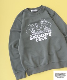 PEANUTS（ピーナッツ）の「PEANUTS スヌーピー 裏毛 プリント トレーナー（スウェット・メンズ）」