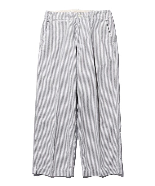 BEAMS PLUS(ビームスプラス)の「BEAMS PLUS / マルチカラー ヒッコリー ミリタリー トラウザーズ(その他パンツ・メンズ・ベージュ/グレー・L/XS/XL/S/M)」の2枚目の写真