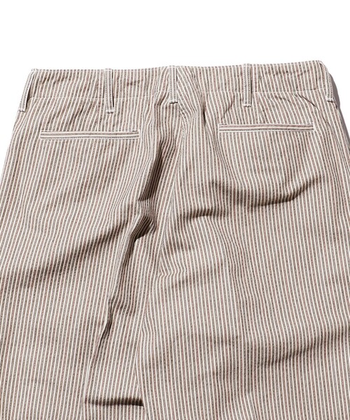 BEAMS PLUS(ビームスプラス)の「BEAMS PLUS / マルチカラー ヒッコリー ミリタリー トラウザーズ(その他パンツ・メンズ・ベージュ/グレー・L/XS/XL/S/M)」の12枚目の写真