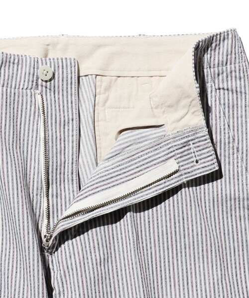 BEAMS PLUS(ビームスプラス)の「BEAMS PLUS / マルチカラー ヒッコリー ミリタリー トラウザーズ(その他パンツ・メンズ・ベージュ/グレー・L/XS/XL/S/M)」の15枚目の写真