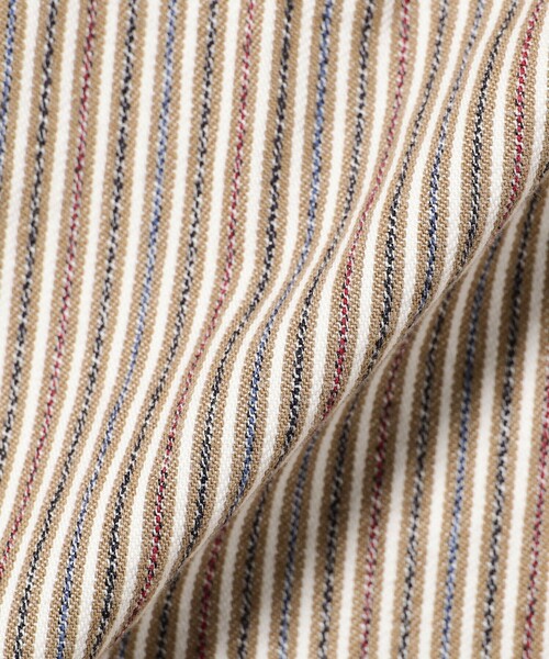 BEAMS PLUS(ビームスプラス)の「BEAMS PLUS / マルチカラー ヒッコリー ミリタリー トラウザーズ(その他パンツ・メンズ・ベージュ/グレー・L/XS/XL/S/M)」の21枚目の写真