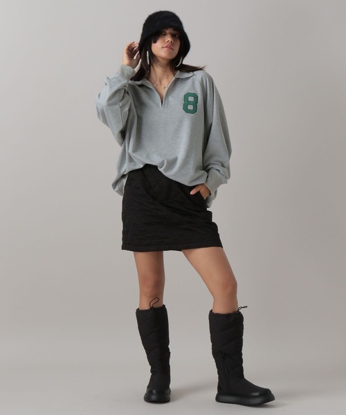 FOREVER 21（フォーエバー トゥエンティーワン）の「キルティングミニスカート（スカート・レディース・カーキ/グレー/ブラック・SMALL/MEDIUM）」の18枚目の写真