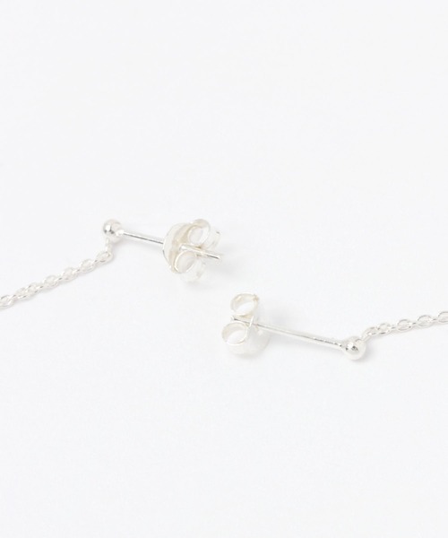 BAYFLOW(ベイフロー)の「C925シルバーハートピアス(ピアス(両耳用)・レディース・ライトグレー・FREE)」の2枚目の写真