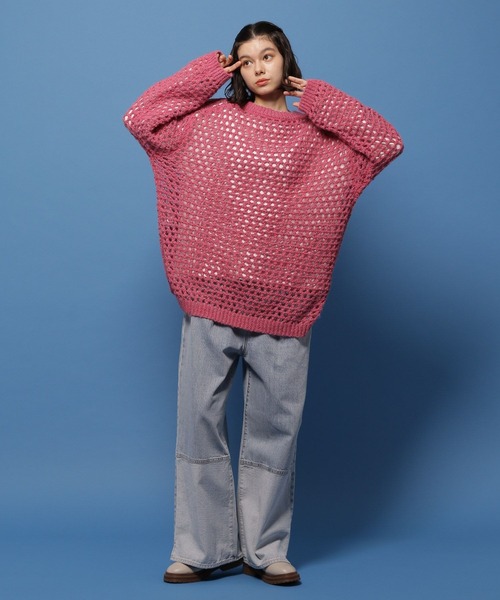 niko and...（ニコアンド）の「タックワイドデニム　TUCK WIDE DENIM　[niko and ...JEANS 2024SS]（デニムパンツ・レディース・ブルー/ライトブルー/ライトグレー・LARGE/MEDIUM）」の12枚目の写真