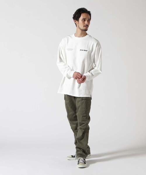 A4A（エーフォーエー）の「A4A/エーフォーエー/PRONOIA L/S TEE（Tシャツ/カットソー・メンズ・ホワイト/ブラック・F）」の12枚目の写真