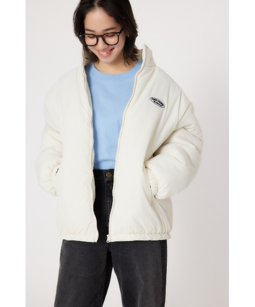 RODEO CROWNS WIDE BOWL（ロデオクラウンズワイドボウル）の「LOGOスタンドネックブルゾン（ブルゾン・レディース・アイボリー/ライトカーキ/ブラック・LARGE/MEDIUM）」の22枚目の写真