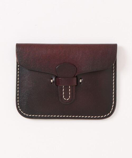 Fun & Daily（ファンアンドデイリー）の「フラップカウレザーカードケース（名刺入れ・メンズ・ブラック/ブラウン/レッド/ダークブラウン・FREE）」の3枚目の写真