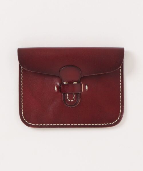 Fun & Daily（ファンアンドデイリー）の「フラップカウレザーカードケース（名刺入れ・メンズ・ブラック/ブラウン/レッド/ダークブラウン・FREE）」の4枚目の写真