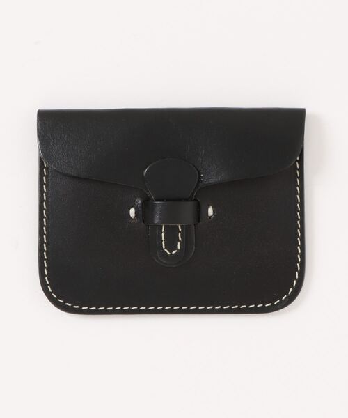 Fun & Daily（ファンアンドデイリー）の「フラップカウレザーカードケース（名刺入れ・メンズ・ブラック/ブラウン/レッド/ダークブラウン・FREE）」の2枚目の写真