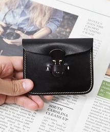 フラップカウレザーカードケース